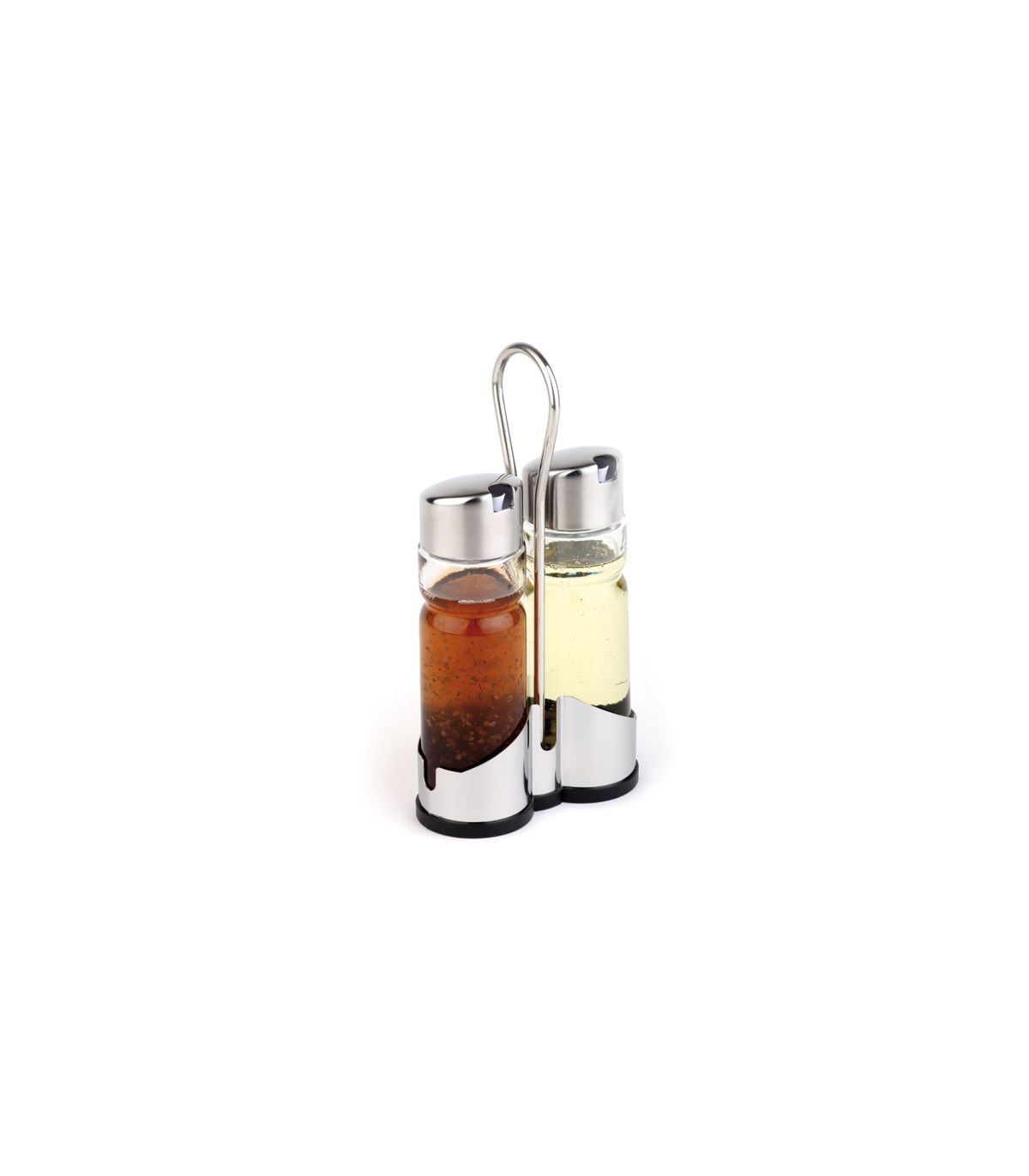 Ménagère bois sel poivre huile et vinaigre : Stellinox