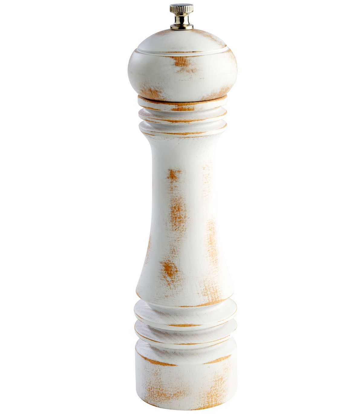 Moulin poivre et sel manuel en verre et inox avec broyeur en céramique - 13  cm