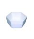Saladier hexagonal blanc 1,8 L