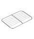 Grille inox alimentaire cambrée 26 x 17 cm