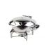 Chafing dish Panama rond couvercle verre 6 L