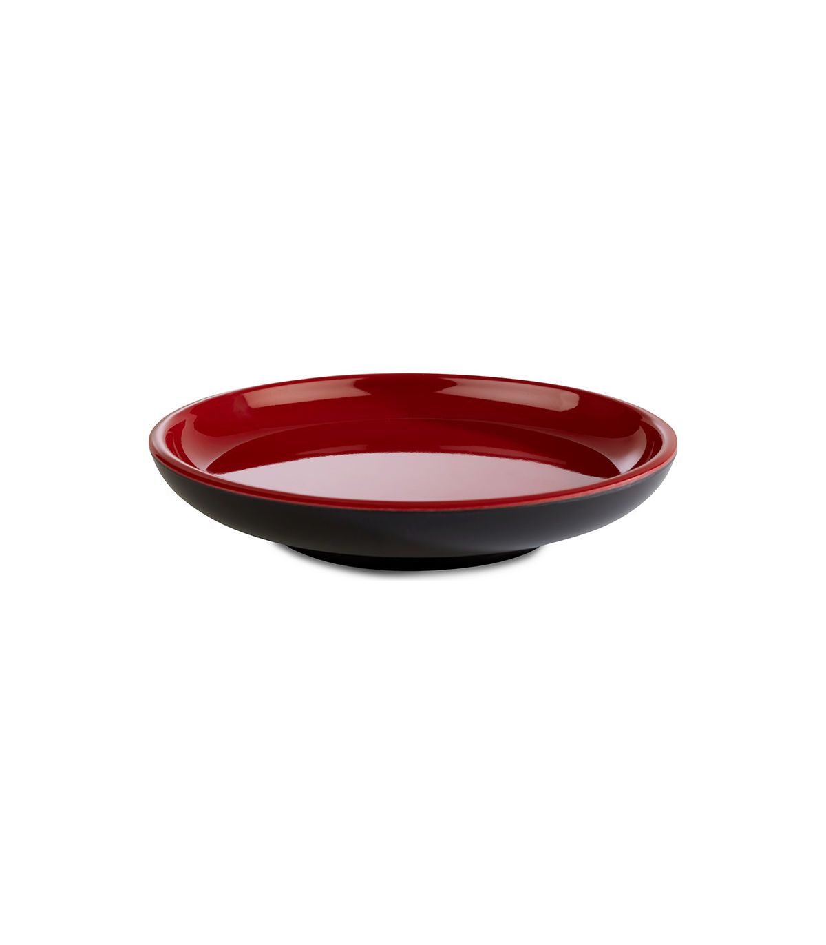 Assiette melamine rouge et noir Ø 11 cm : Stellinox