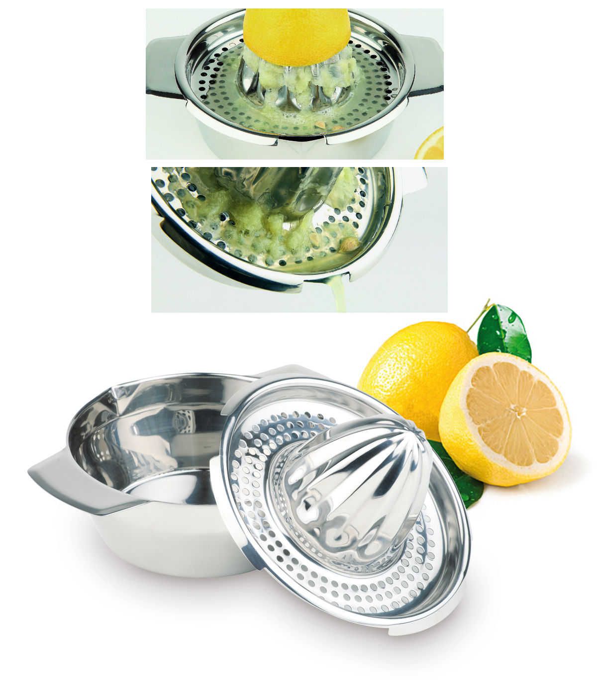 Presse-tranche de citron en inox  Ustensiles de cuisine chez Dille &  Kamille